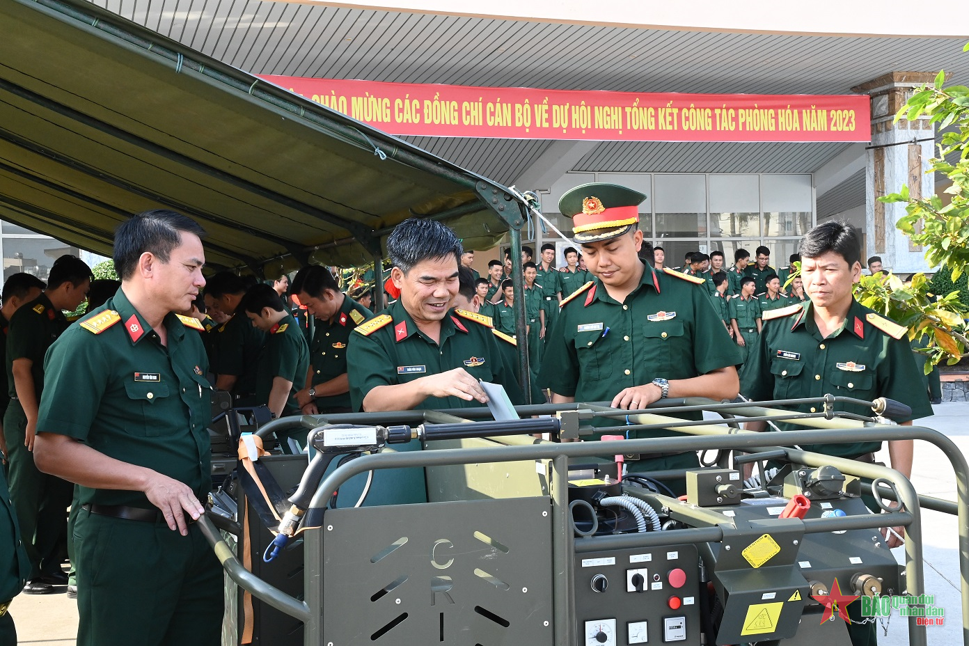 Quân khu 9 khai mạc tập huấn cán bộ hóa học